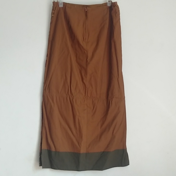 Mexico pencil long Summer skirt with cultural prints made in India size S - Picture 10 of 13